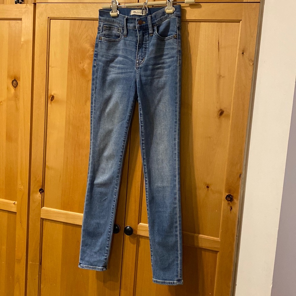 Madewell skinny high rise jeans